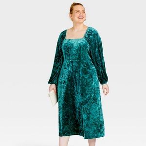 Ava & Viv velvet dress for Target.